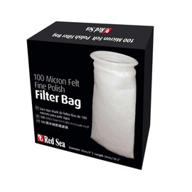 Red Sea Reef 100/225 Micron Filter Bag, Filter Bag - 10 cm Diameter (100 Micron Fine Fabric Bag (Made of Felt)