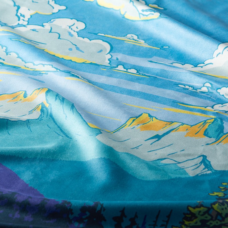 PackTowl Personal Ultralight Microfiber Camping and Travel Towel, Daydream Print,