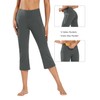 FIRST WAY Buttery Soft Women's Bootcut Yoga Pants Capris with
