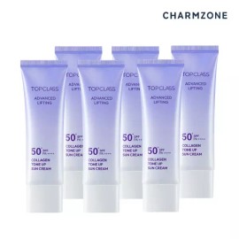 Top Class 탑클래스 어드밴스드 리프팅 SPF 50+ PA++++ 콜라겐 톤업 선크림 6개 Top Class Advanced Lifting SPF 50+ PA++++ Collagen Tone Up Sun Cream 6pcs
