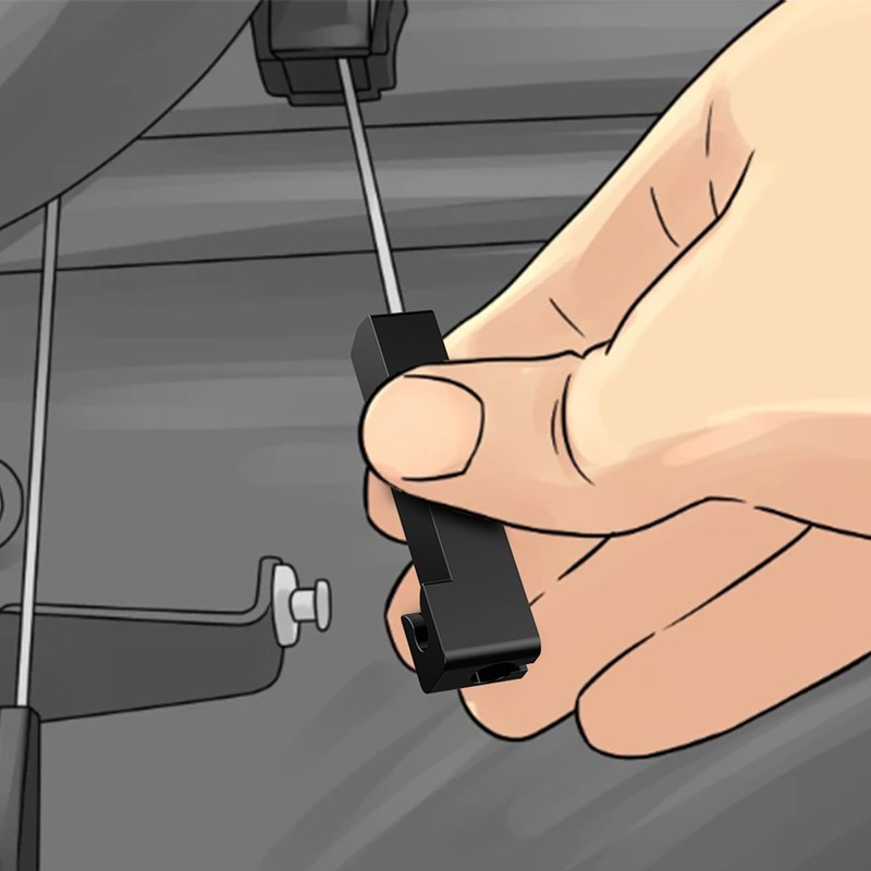 Foruly Throttle & Kickdown Cable Replacement End Aluminum for 1997-03