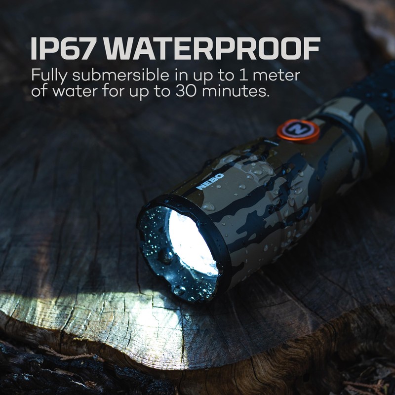 NEBO SLYDE KING Flashlight | High Lumens, Rechargeable COB Work