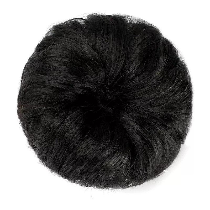 Felendy Scrunchie Con Rodete Postizo Ondulado Y Despeinado, 2 Piezas