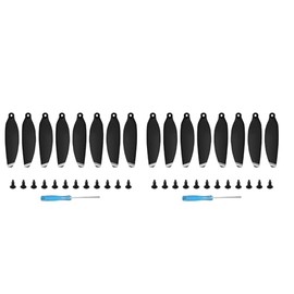32x/16x Propeller für DJI Mini 2 SE/Mini 2/Mini SE Ersatz 4726 FM Prop Blades Geräuscharm Flügel für Drohnenzubehör Schrauben & Schraubendreher Farbe Spitzen (16x Silber Spitze)