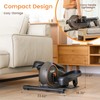 Niceday 2-in-1 Under Desk Elliptical, Ellipse Leg Exerciser with Seated/Stand