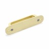Stylentdecor Brass Cabinet Pulls & Knobs with Backplate/Solid Brass/Unlacquered/Handmade (Brass