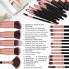 BS-Mall 18pcs BS-MALL Makeup Brushes Premium Synthetic Professional Eye Brushes