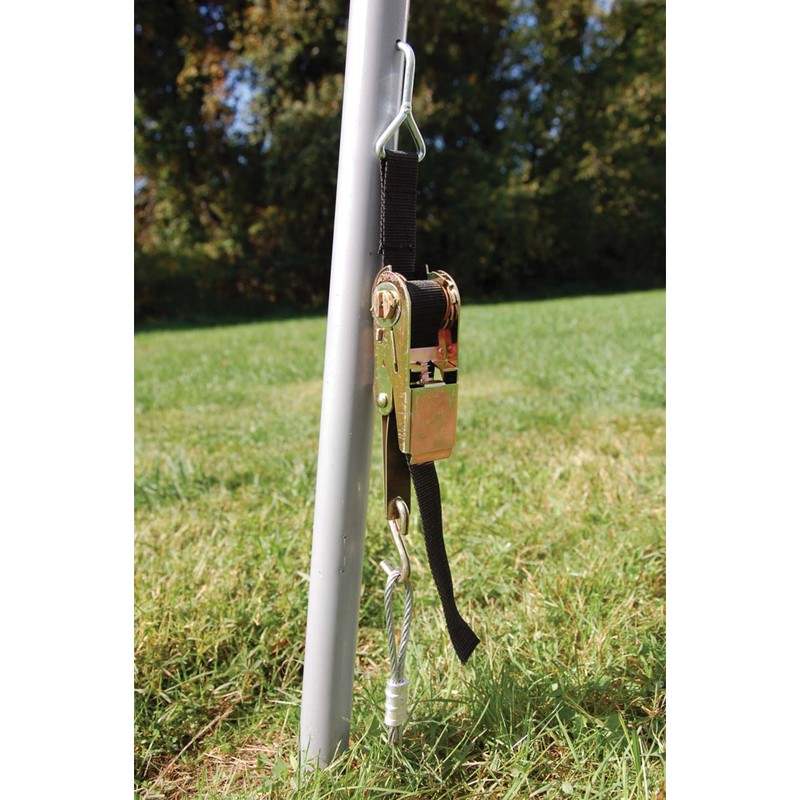 ShelterLogic RatchetTite 4-Piece Anchor Kit, 30-Inch