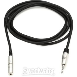 Hosa HXMM-005 Pro Headphone Extension Cable - 3.5mm REAN TRS Male to Female - 5