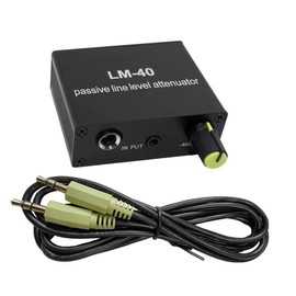 Peakloong Audio Passive Attenuator,Line Output Signal Sound Card, Speaker, Mic Port, High Low Level Converter +3.5 Line