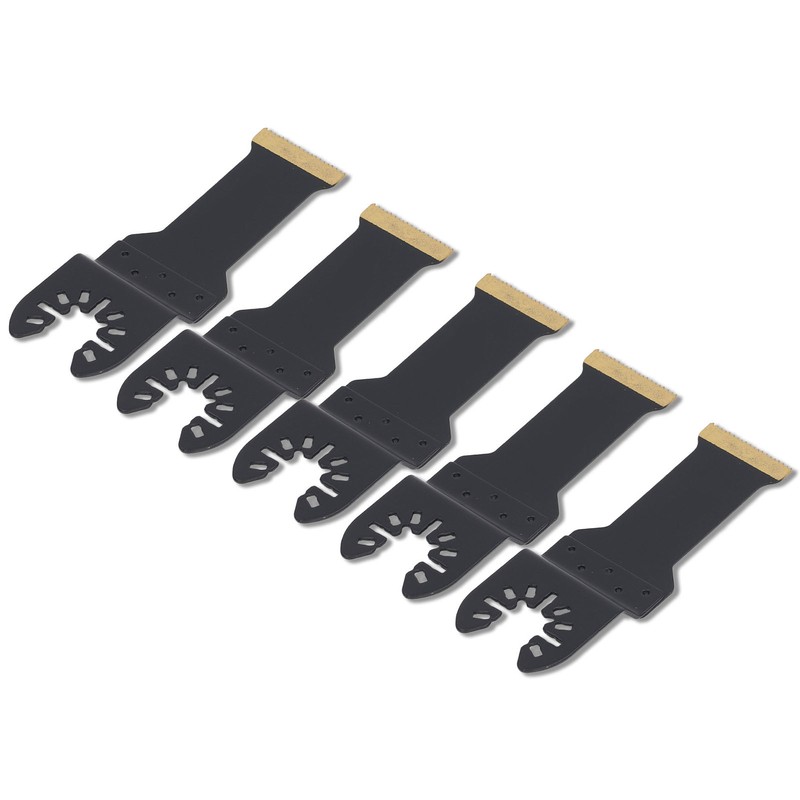 5Pcs Oscillating Tool Saw Blade Multifunctional Professional Titanium Plated Multitool