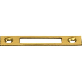 JuNie Furniture Strike Plate 2556.00023 - Edged, Steel, L x W 60 x 12 mm, Safety Lock, Lock Plate, Cabinet and Furniture Lock