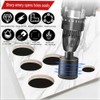 Diamond Hole Saw Kit 7PCS, Tile Hole Saw Kit, 1/4"