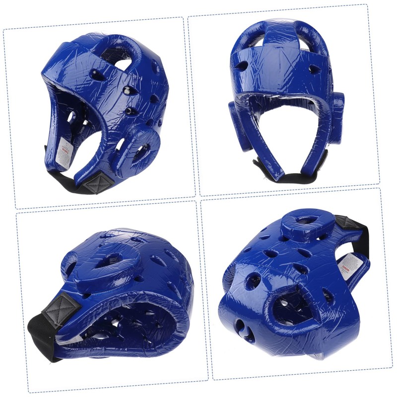 Parliky Sparring Headgear Eva Taekwondo Helmet S Blue Air Vented