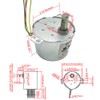 Bringsmart 50KTYZ 110V 30rpm AC Synchronous Motor CW/CCW Gear Motor