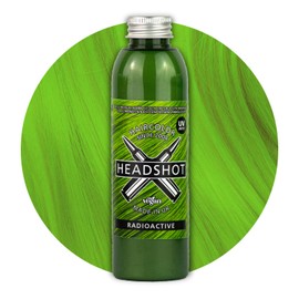 UV Green Hair Colour Headshot Radioactive Semi-Permanent Hair Dye 150 ml