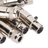 10pcs 5 Pin XLR Female Adaptor Mini Metal XLR Female