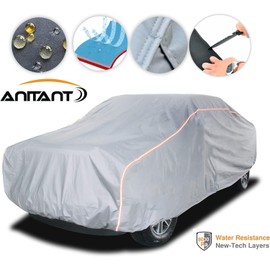 ANITANT Truck Cover Waterproof All Weather,Small Truck Cover,Pickup Truck Cover, Winter Snow Truck Cover Protection,Snow Blanket for Vehicle,Pickup Cover,RainUV Inner Cotton,Fit Truck Up to 212"