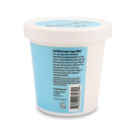 Primal Elements Sugar Scrub, Exfoliating Sugar Whip, Face and Body Cleanser, Moisturizer, Sparkling Sugar, 10 oz Package