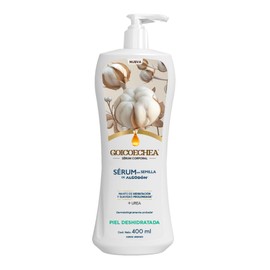 GOICOCHEA Crema Corporal para piel deshidratada con sérum de semilla de algodón. Hidratación y suavidad prolongada. Dermatológicamente probado. Botella con 400ml.