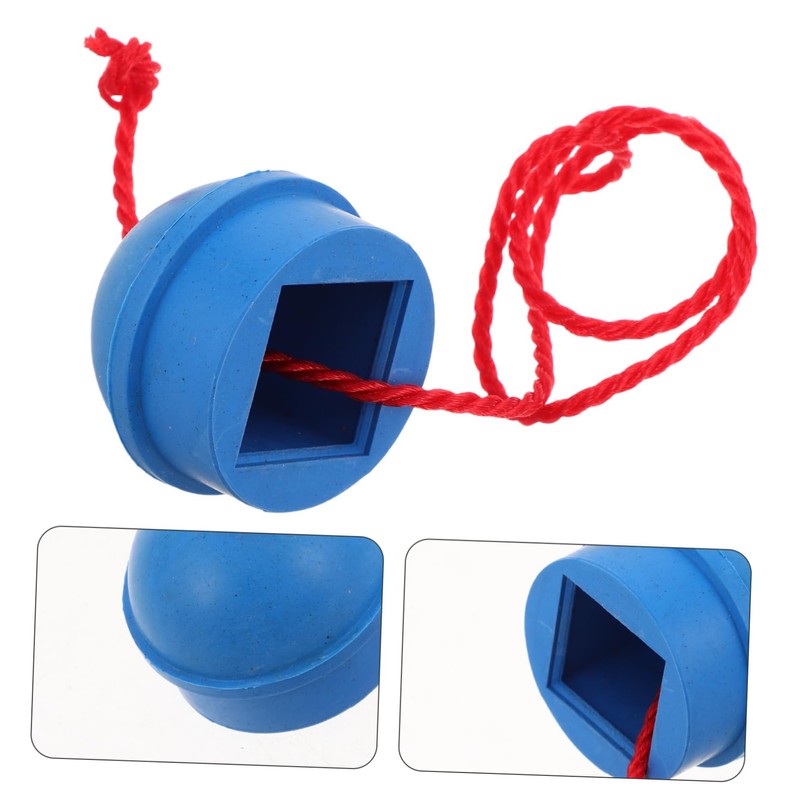 Kisangel 1pc Pool Cue Chalk Holder Rubber Sleeve Portable Billiard