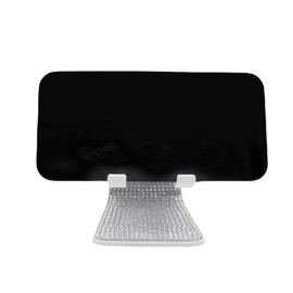 Amamcy Bling Rhinestone Phone Holder for Desk Sparkle Crystal Phone Stand Desktop Phone Holder Angle Adjustable for All Mobile Phone