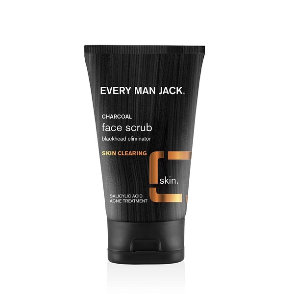 Every Man Jack Skin Clearing Face Scrub, Fragrance Free, 4.2 Fluid Ounce