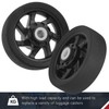 Zoofen 4 Pcs Luggage Wheels Replacement 50x14mm Suitcase Replacement Wheels