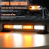 14.2'' Amber White Wireless LED Rooftop Strobe Beacon Light Bar