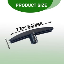Tecledsn 2PCS RV Waste Water Valve Handles, Water Tank Handles Replacement, Aluminum T Handle, RV Camper Waste Valve Handle Compatible with 1 1/2" and 3" Gate Valves (Black)