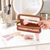 Pinkmik - Bolsa de maquillaje transparente para maquillaje, bolsa de