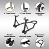 Jack Boss Motorcycle Stand Rear Combo Wheel Lift Stand, 500Lbs