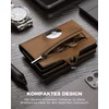 DODENSHA Airtag Card Case RFID Protection Men's Wallet Pop-Up Slim