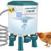 Meyoppm 2 Gallon Automatic Chicken Waterer with Precision Float Valve