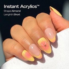 LUXXI Instant Acrylic Press-On Nails - Ultra Durable, 32 Nails in 16 Sizes, Includes Viral Nail Glue, Perfect Fit, 3+ Weeks Lasting - Flawless, Kit:_Euphoria