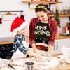 JFAN Christmas Apron Christmas Apron Santa Claus Apron Gift Cartoon,