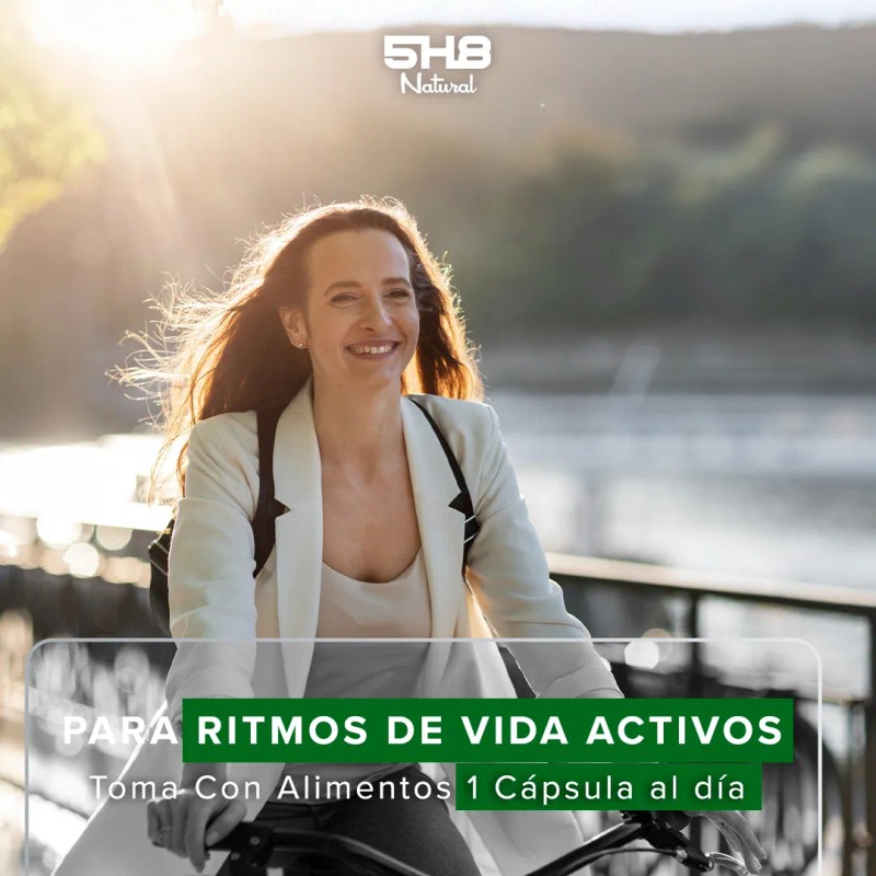 5h8 Vitamina C300mg Refuerzo Inmune 120 Caps Para 4 Meses