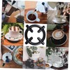 TEHAUX 6Pcs Coffee Pot Holder Durable Gas Stove Bracket Stable