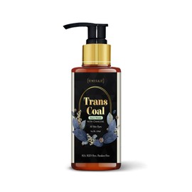 Unisaif Transcoal Charcoal Face Wash - Natural Charcoal Face Wash Men & Women | Acne Prevention Exfoliating Face Wash | Oil Control | Deep Facial Cleanser 100ML