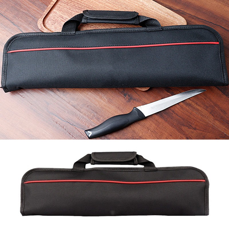 Chef Cutlery Bag Oxford Fabric Cutlery Roll Bag Multiple Pockets