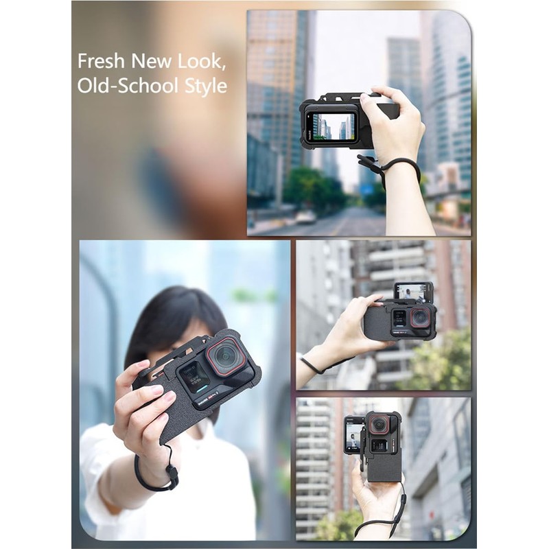 Street Photography Camera Side Handle Grip for Insta.360 Ace Pro