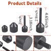 CNRAQR 4 Pcs Aluminium Flange Two Hole Alignment Pins -