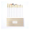 Docolor Set de 10 brochas de maquillaje Docolor DB1004 blanco