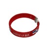 Country flag Bangle Bracelet (Dominican Repub (red))