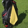 Handy Picks Microfiber Golf Towel (16" X 16") with Carabiner