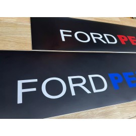 Unbranded Blue 58" Fits: Ford Performance Windshield Banner mustang ecoboost gt rtr racing