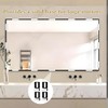 12 Pack Heavy Duty Metal Mirror Clips Kit with Screws
