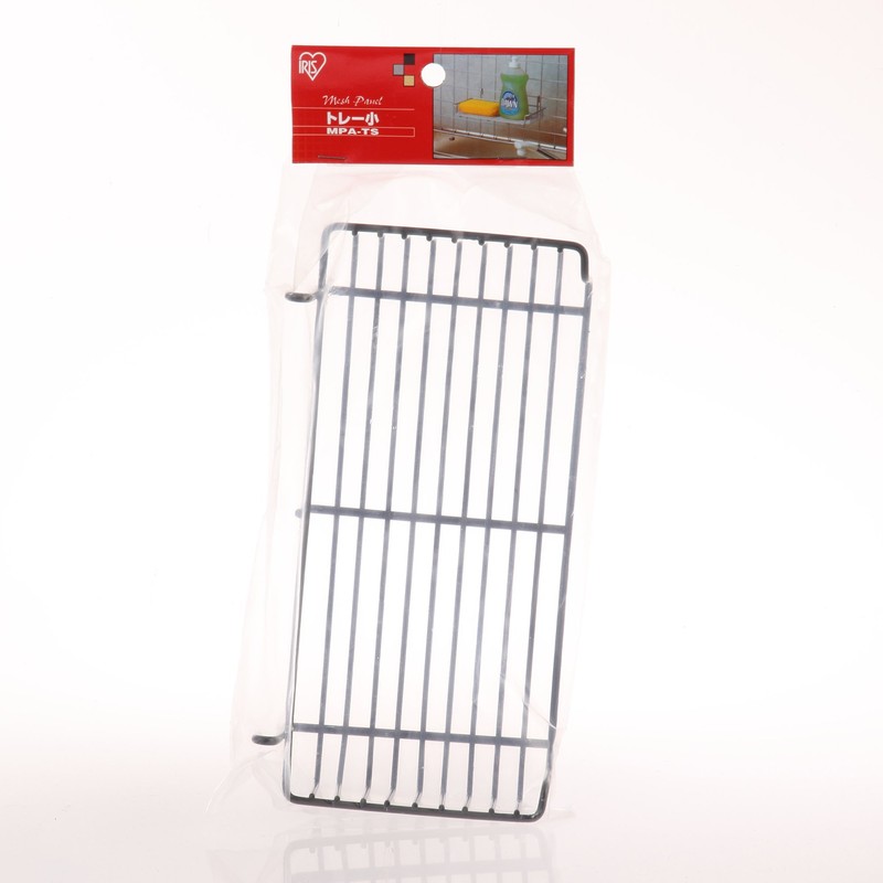 Iris Ohyama MPA-TS Mesh Panel Tray, Small, Black