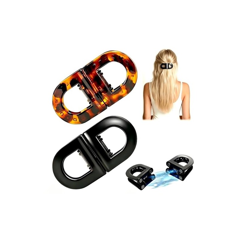 Magnetic Hair Clips for Women, 2Pcs