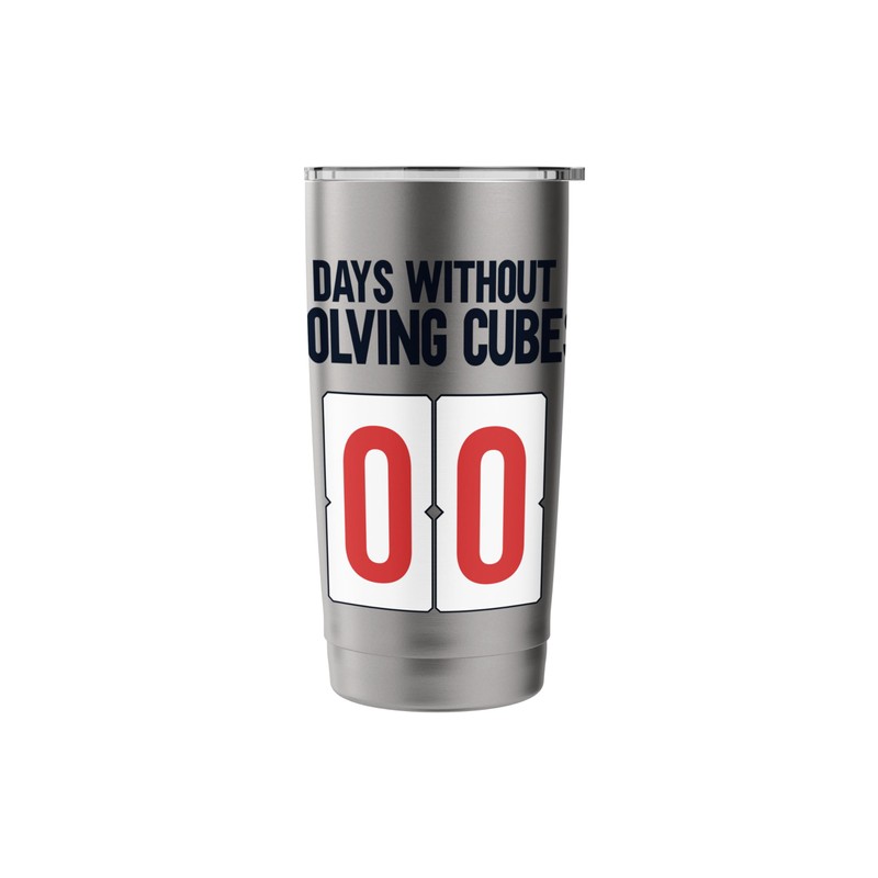 Days Without Solving Cubes 00 Speed Cubing Stainless Steel Insulated